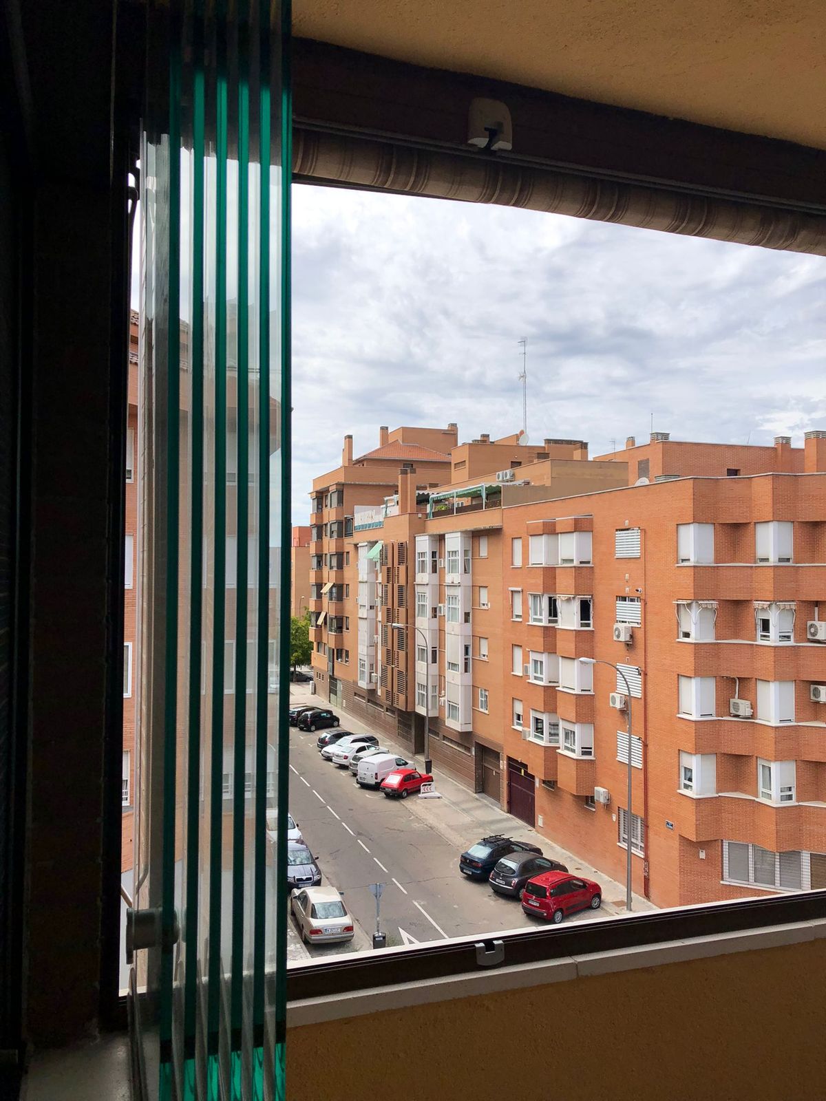 Cortina de cristal plegable