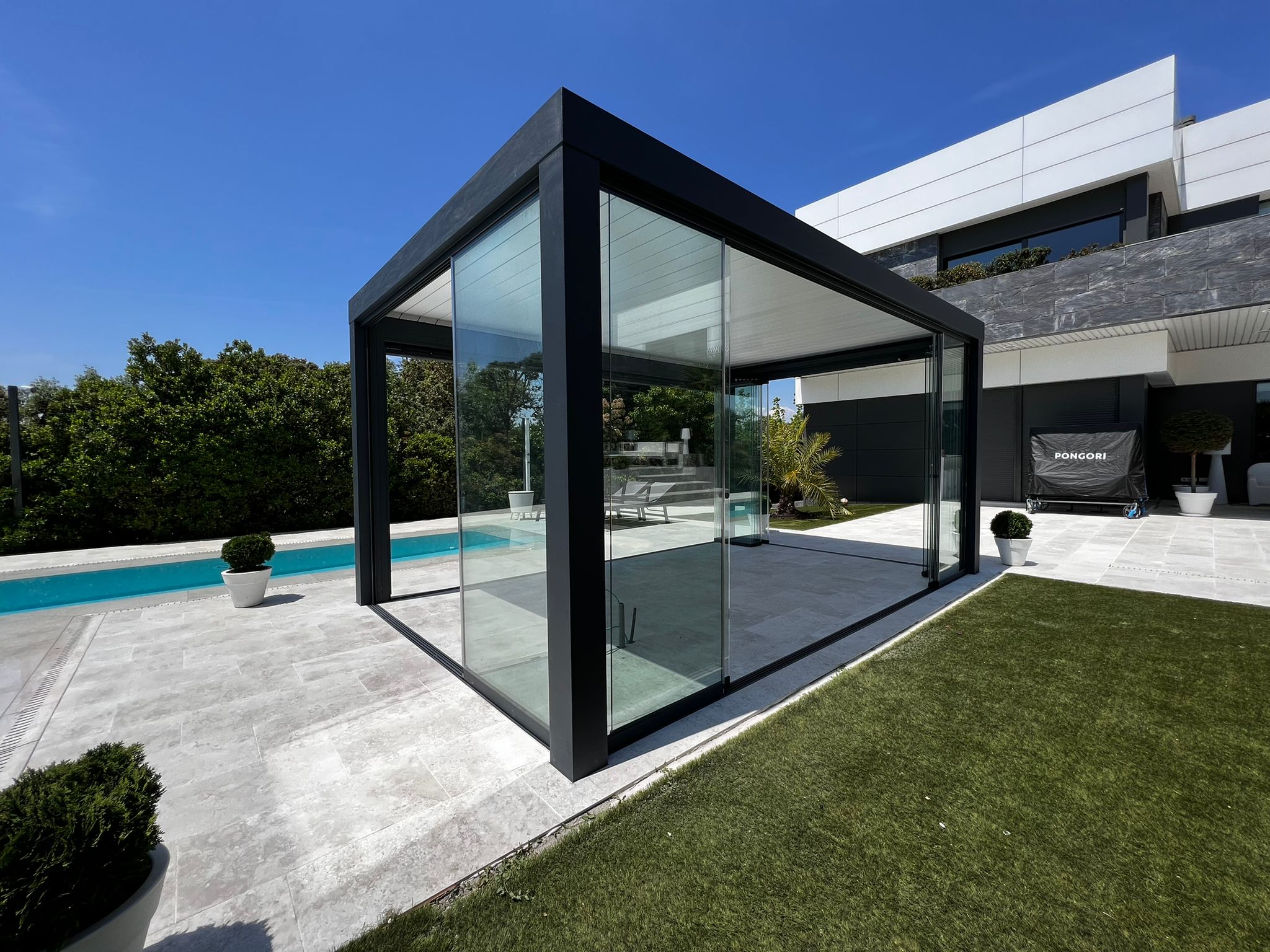 Pérgola Graditel instalación
